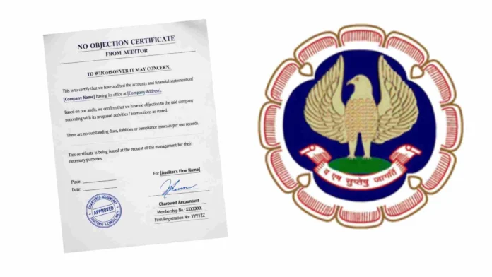 NOC Details From Previous Auditor Now Mandatory