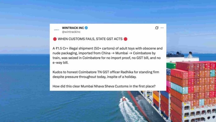 TN GST Seizes Rs. 1.5 Cr Illegal Adult Toy Consignment, Raises Questions on Port-Level Customs Clearance