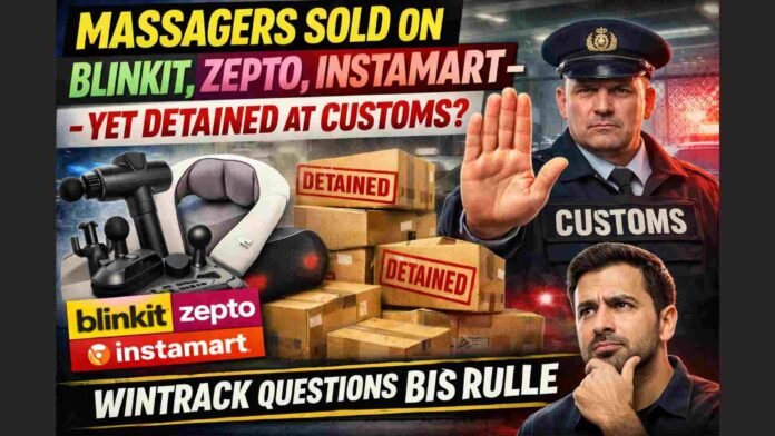 Massagers Sold on Blinkit, Zepto, Instamart—Yet Detained at Customs? Wintrack Questions BIS Rule