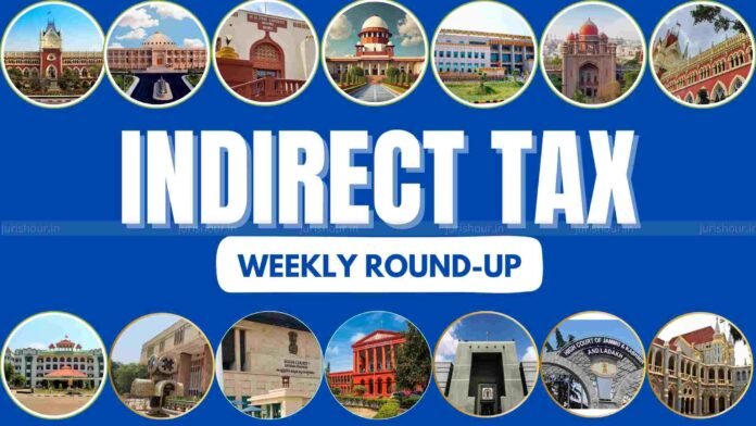 Indirect Tax Weekly Flashback: 28 December 2025 To 03 Jan 2026