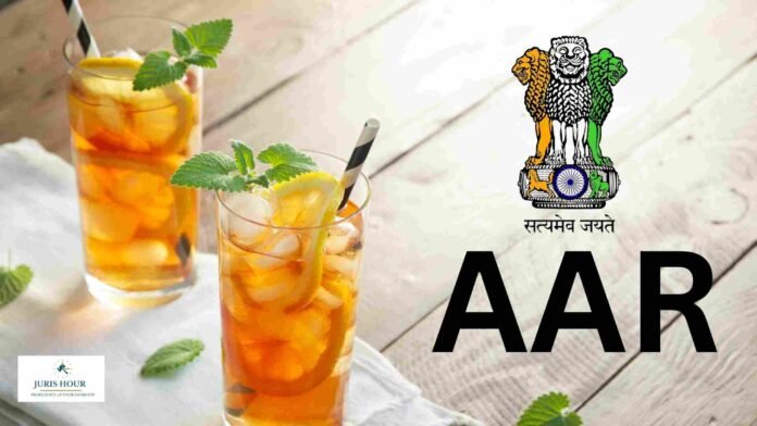 AAR ice tea 40% GST On Non-Alcoholic Beverages, 5% GST On Iced Tea Preparation: AAR