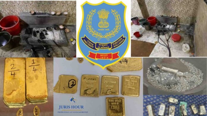 DRI gold melting DRI Busts Gold Smuggling Syndicate Operating Between Delhi and Kolkata