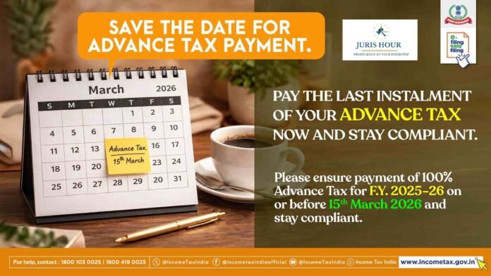 Taxpayers to Pay Final Advance Tax Instalment by 15 March 2026