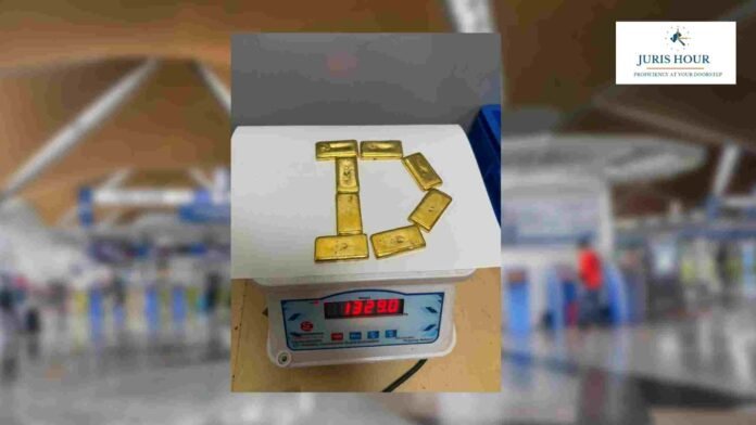 1.329 Kg Gold Seized at IGI Airport; 2 Myanmar Nationals Held for Concealment