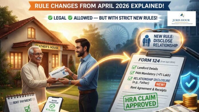 pay rent to father hra Can You Pay Rent to Your Father and Claim HRA? Rule Changes from April 2026