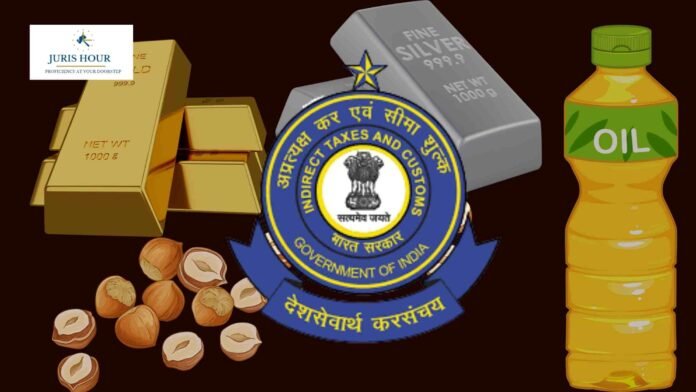 CBIC Revises Tariff Values for Edible Oils, Precious Metals and Areca Nuts CBIC Revises Tariff Values for Edible Oils, Precious Metals and Areca Nuts