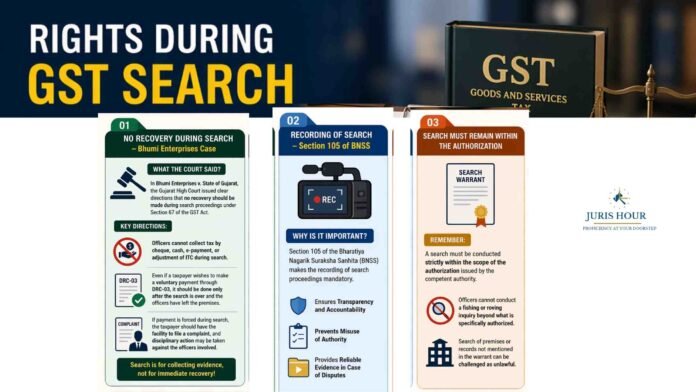 Rights of Business Owners During GST Search