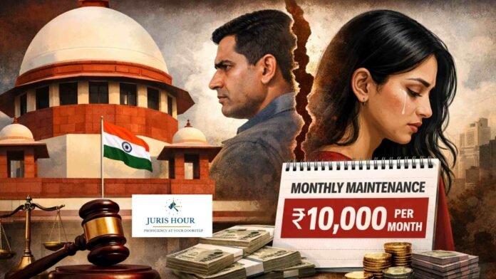Divorce on Grounds of Cruelty and Desertion Upheld: Supreme Court Enhances Maintenance to Monthly Support
