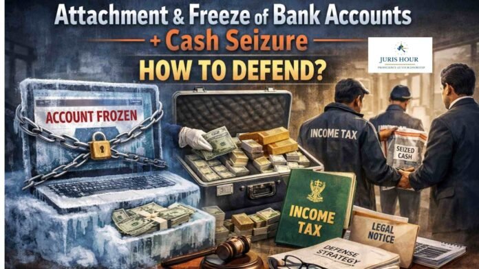attachment bank accounts Attachment & Freeze of Bank accounts + Cash Seizure, Including When Handed Over To Income Tax - How To Defend?