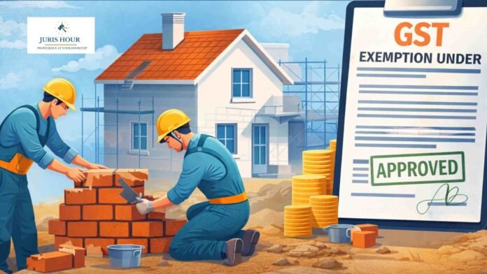GST Exemption Allowed on Pure Labour Services for Standalone Houses: AAR