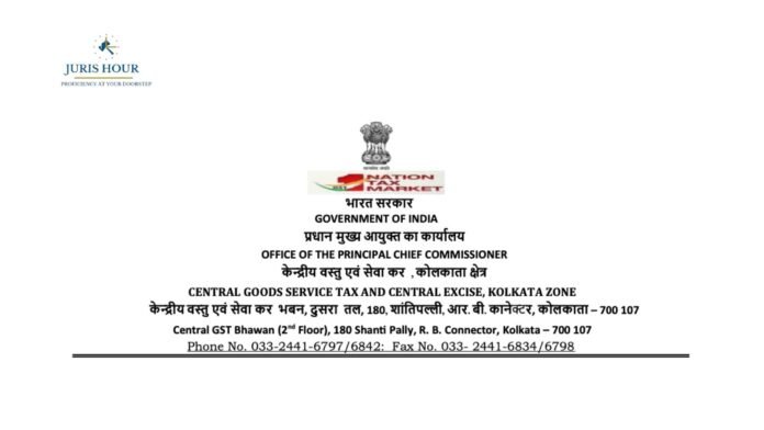 Transfer of 57 Assistant Commissioners Ordered in Kolkata CGST & Central Excise Zone