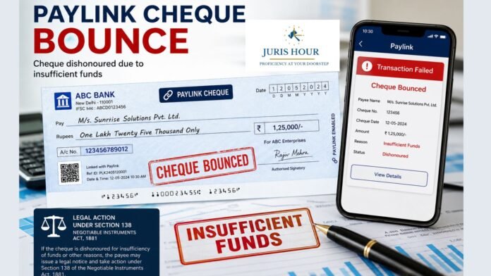 Can Dishonour of a Paylink Cheque Attract S. 138 of the NI Act Proceedings?