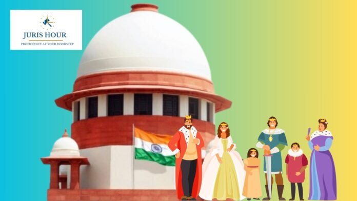 Rule of Primogeniture Applies Only To Royal Throne, Not Private Properties of Former Princely Rulers: Supreme Court