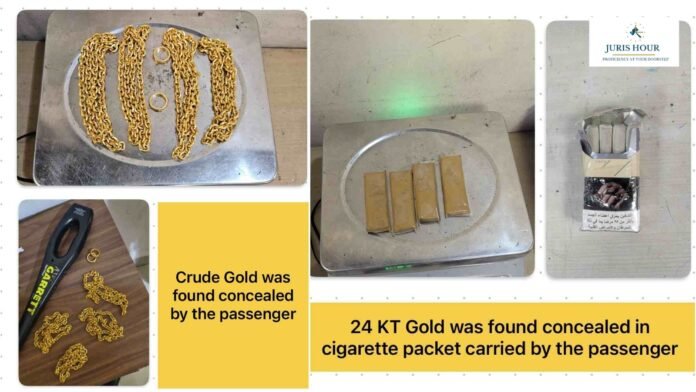 Mumbai Customs Seizes Rs. 3.15 Crore Worth 24KT Gold at Airport; Dubai Passengers Arrested