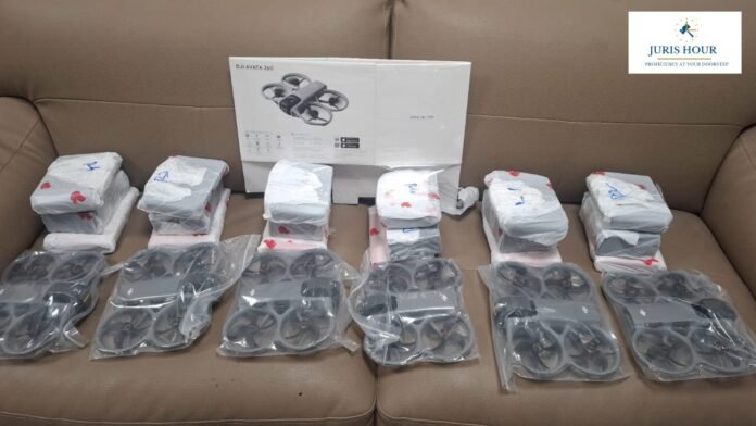 drone smuggling Customs Seizes 12 Drones From Two Passengers at Trichy Airport