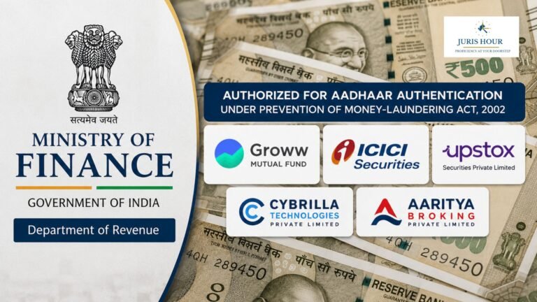 Govt. Permits Groww, ICICI Securities, Upstox And 2 Other Entities To Carry Out Aadhaar Authentication Under PMLA Govt. Permits Groww, ICICI Securities, Upstox And 2 Other Entities To Carry Out Aadhaar Authentication Under PMLA