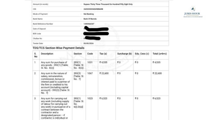 TDS/TCS Payments Under Multiple Sections Can Now Be Deposited Through Single Challan Under New Income Tax Act Regime
