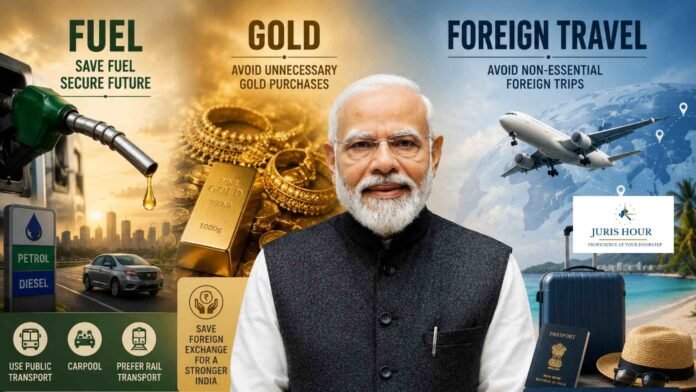 pm modi god fuel foreign travel PM Modi Urges Citizens To Save Fuel, Avoid Gold Buying And Foreign Travel Amid Global Crisis