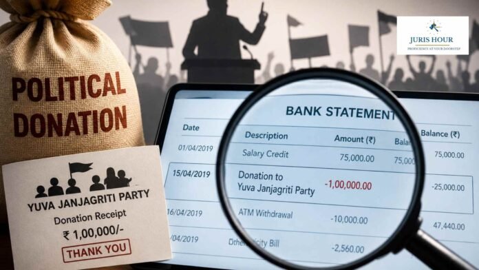 Political Donation Can’t Be Treated as Bogus Without Proper Verification of Bank Transactions