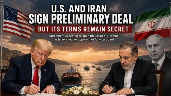 US Iran preliminary deal U.S. and Iran Sign Preliminary Peace Deal