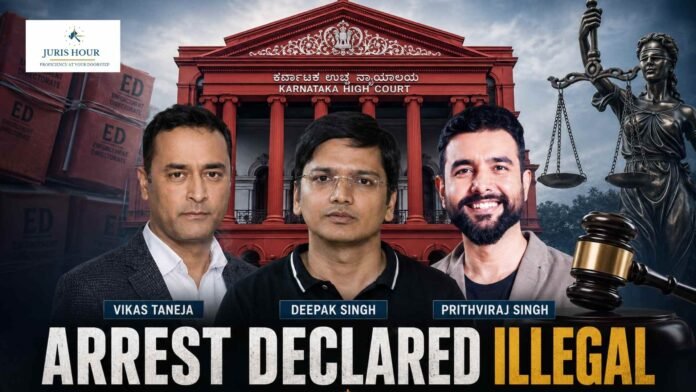 gameskraft karnataka hc Karnataka HC Declares ED Arrest of GamesKraft Founders Illegal, Orders Immediate Release from Jail