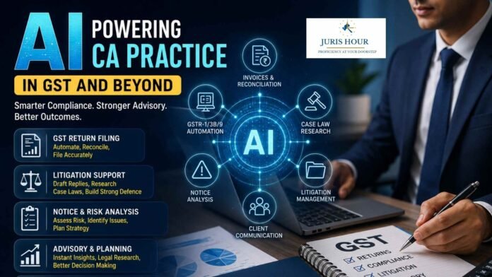 AI CA How AI Can Help CA in GST: From Return Filing to Litigation