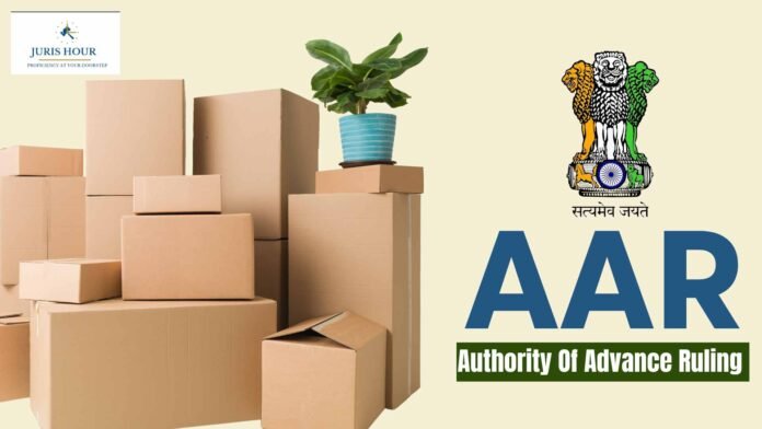 GST Payable On PP Packing Boxes 18% GST Payable On PP Packing Boxes: AAR