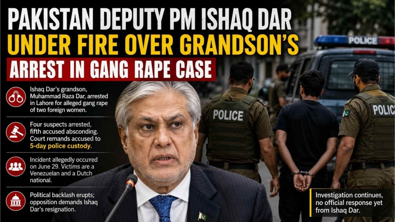 Pakistan Isaq R Pakistan Deputy PM Ishaq Dar Faces Political Heat After Grandson's ...