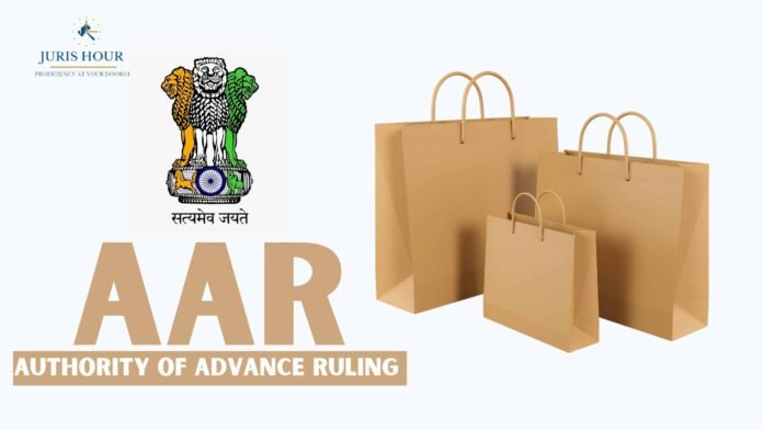 Paper Bags Attracts 18% GST, Not 5% Concessional Rate: AAR Paper Bags Attracts 18% GST, Not 5% Concessional Rate: AAR