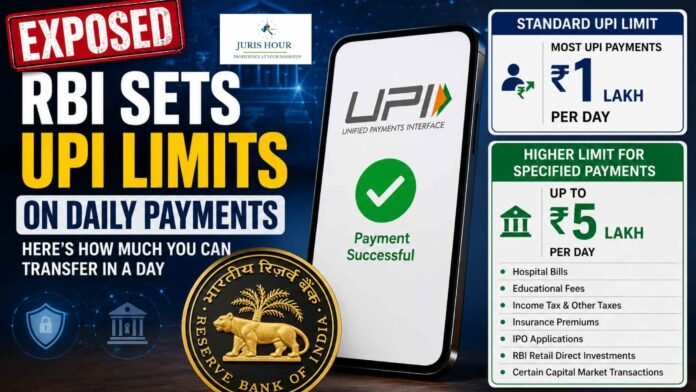 RBI Sets UPI Daily Payment Limits