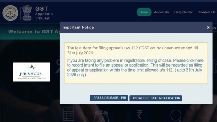 Today Marks Final Deadline for Filing Backlog Appeals; Taxpayers Can Generate Token if Portal Issues Prevent Filing: GSTAT Appeals