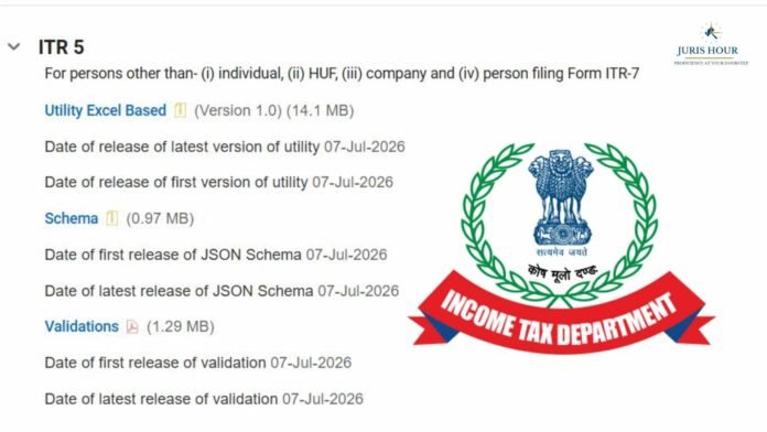 itr 5 income tax department After 99-Day Wait, Income Tax Dept. Releases ITR-5 Excel Utility for AY 2026-27