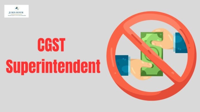 CGST Superintendent Allegedly Caught Accepting ₹8 Lakh Bribe in Lokayukta Trap in Bengaluru CGST Superintendent Allegedly Caught Accepting ₹8 Lakh Bribe in Lokayukta Trap in Bengaluru