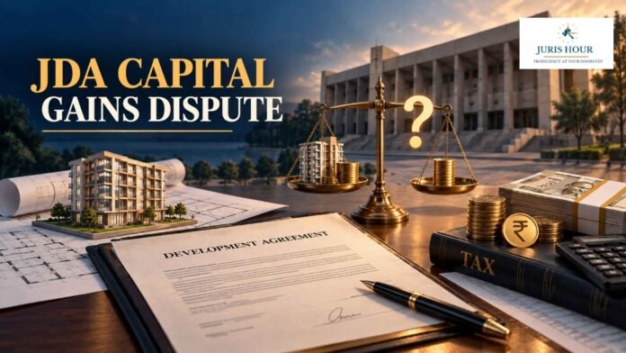 Can Unreceived Flats and Payments Under Development Agreement Be Taxed as Capital Gains? Punjab and Haryana High Court Can Unreceived Flats and Payments Under Development Agreement Be Taxed as Capital Gains? Punjab and Haryana High Court