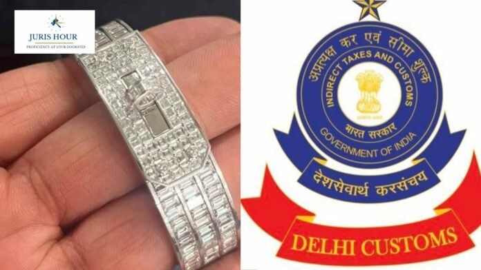 Diamond-Studded Gold Bracelet Worth Rs. 1.08 Crore Seized at Delhi’s IGI Airport