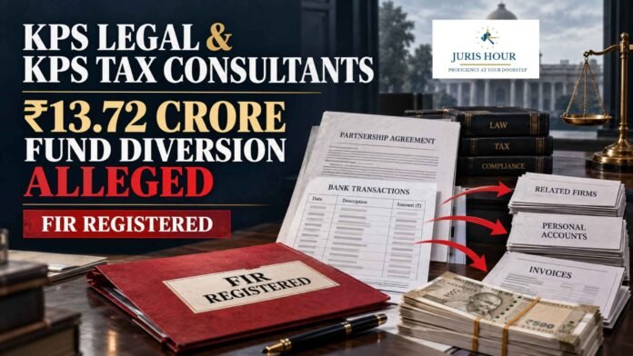 Former Customs Officer Alleges Rs. 13.72 Crore Fund Diversion in KPS Legal, KPS Tax Consultants; Separate FIR Alleges Theft of 150–200 Files [READ FIR]