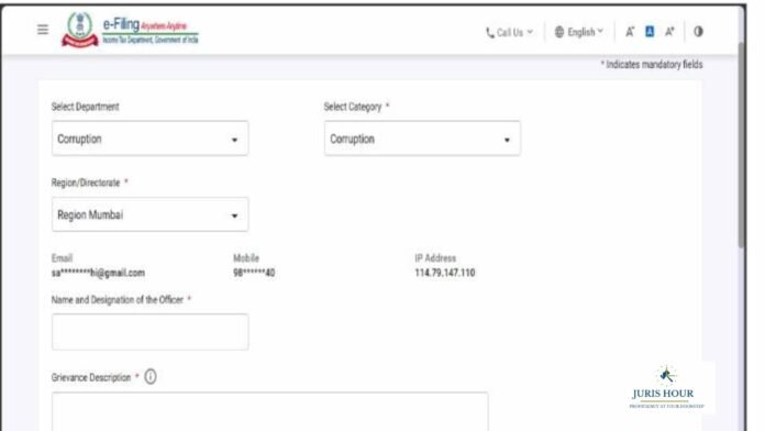 Income Tax Portal Introduces Dedicated Grievance Option for Reporting Corruption and Harassment
