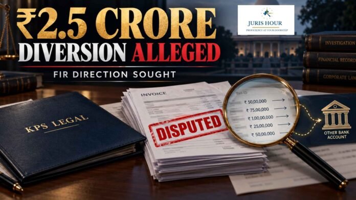 KPS Legal Partner Alleges ₹2.5 Crore Diversion, Forged Firm Documents; Seeks Court Direction for FIR KPS Legal Partner Alleges ₹2.5 Crore Diversion, Forged Firm Documents; Seeks Court Direction for FIR