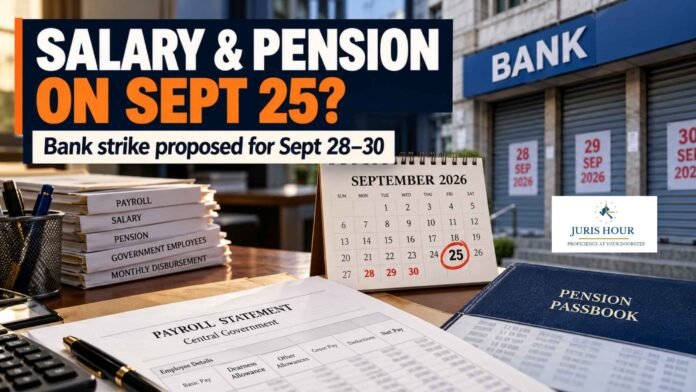 September Salary and Pension May Be Paid on September 25 Ahead of Proposed Bank Strike September Salary and Pension May Be Paid on September 25 Ahead of Proposed Bank Strike