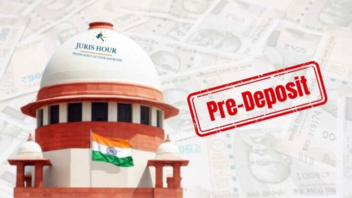 Supreme Court Grants 30 Days to File GST Appeal; Keeps Pre-Deposit Issue Open Due to Deposit in Parallel CGST Proceedings Supreme Court Grants 30 Days to File GST Appeal; Keeps Pre-Deposit Issue Open Due to Deposit in Parallel CGST Proceedings