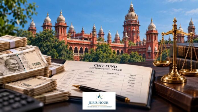 Chit Fund Companies Can Claim Tax Deduction For Unrecovered Payments Made To Cover Subscriber Defaults: Madras HC Chit Fund Companies Can Claim Tax Deduction For Unrecovered Payments Made To Cover Subscriber Defaults: Madras HC