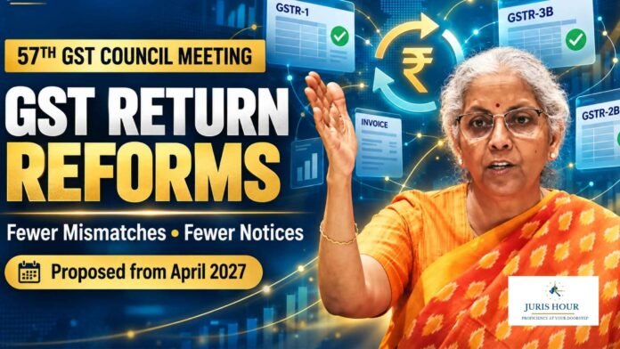 57th GST Council Proposes Return Correction Mechanism From April 2027 To Reduce ITC Mismatches And Notices 57th GST Council Proposes Return Correction Mechanism From April 2027 To Reduce ITC Mismatches And Notices