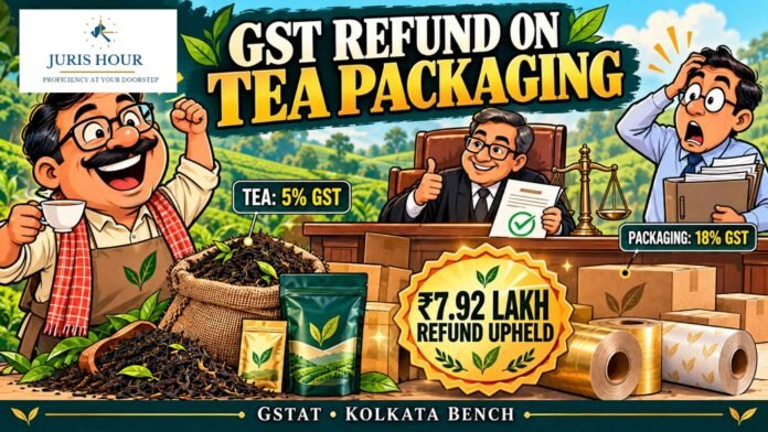 ITC Refund Allowed on Tea Packaging Taxed at 18% Despite 5% GST on Tea: GSTAT ITC Refund Allowed on Tea Packaging Taxed at 18% Despite 5% GST on Tea: GSTAT
