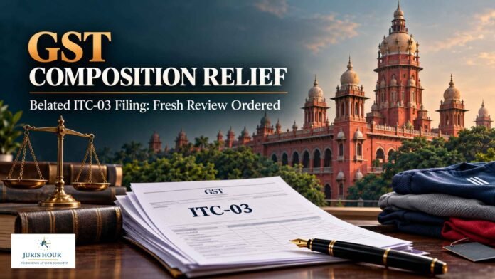 Belated ITC-03 Filing Warrants Fresh Review Of GST Composition Scheme Denial: Madras High Court