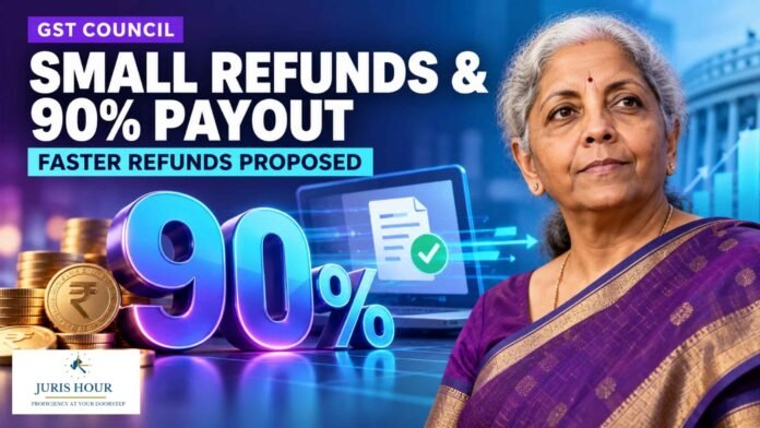 GST Council May Ease Small Refund Claims and Strengthen 90% Provisional Payouts GST Council May Ease Small Refund Claims and Strengthen 90% Provisional Payouts