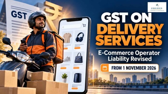 GST On Delivery Services: E-Commerce Operators To Pay Tax Unless Supplier Liable For Registration From 1 November, 2026: FinMin