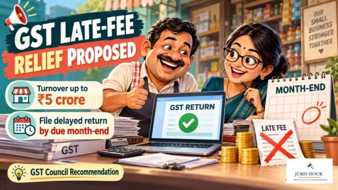 GST Council Proposes Late-Fee Waiver For Small Taxpayers Filing Returns By Month-End GST Council Proposes Late-Fee Waiver For Small Taxpayers Filing Returns By Month-End