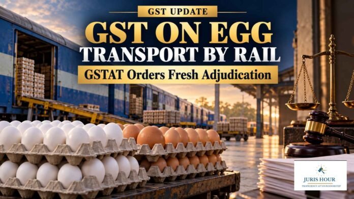 GST Exemption For Rail Transport Of Hatching Eggs: GSTAT Quashes Demand Order For Ignoring Evidence GST Exemption For Rail Transport Of Hatching Eggs: GSTAT Quashes Demand Order For Ignoring Evidence