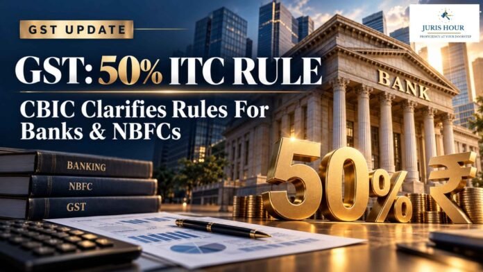 CBIC Clarifies 50% ITC Rules For Banks, NBFCs; Limits Same-PAN Credit Relaxation CBIC Clarifies 50% ITC Rules For Banks, NBFCs; Limits Same-PAN Credit Relaxation