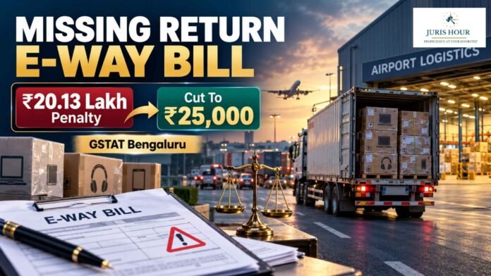 Missing Return E-Way Bill: ₹20.13 Lakh GST Penalty Cut To ₹25,000 For Duty-Paid Imports: GSTAT Missing Return E-Way Bill: ₹20.13 Lakh GST Penalty Cut To ₹25,000 For Duty-Paid Imports: GSTAT